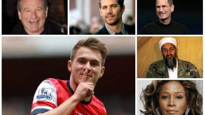 Los famosos que han muerto cuando Aaron Ramsey marca gol.
