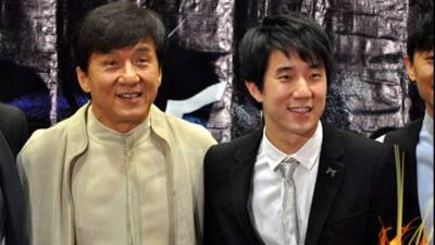 El actor junto a su primogénito de 31 años.