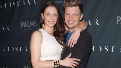 Nick Carter y su esposa Lauren Kitt (i) esperaban a su segundo hijo. Foto archivo.