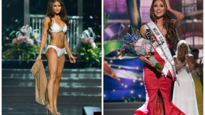 Nia Sánchez se mostró emocionada al imponerse en la reñida final del Miss USA 2014. Con tremenda estampa y una belleza latina muy coqueta, así es Nia Sánchez, Miss USA 2014.