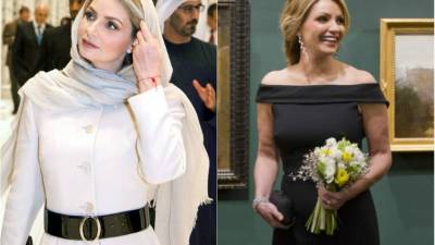 Angélica Rivera cumplió con el protocolo de Medio Oriente y lució deslumbrante. El año pasado fue criticada por sus brazos flácidos en su visita a Londres.