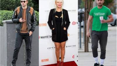 Robert Pattinson, Sia Furler y Shia LaBeouf evitan a toda costa ser el centro de atención de las cámaras.
