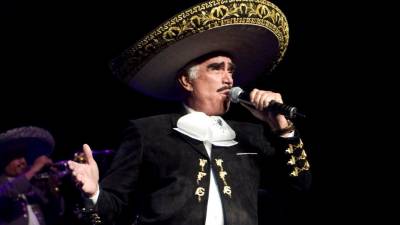 El cantante mexicano Vicente Fernández.