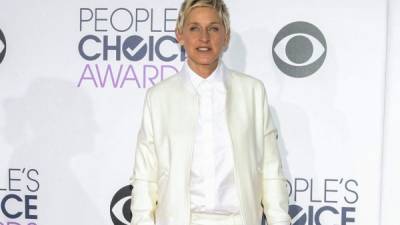 Mandatory Credit: Photo by Shutterstock (10020826a)Portia de Rossi and Ellen DeGeneres'Jimmy Kimmel Live!' TV show, Los Angeles, USA - 10 Dec 2018