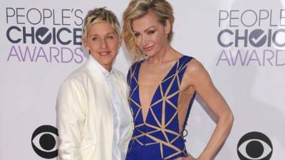 Ellen DeGeneres y Portia de Rossi.