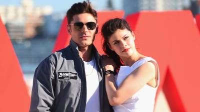 Zac Efron y Alexandra Daddario en la premier de 'Baywatch' en mayo del año pasado.