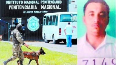 Wilson Noé Núñez, exmiembro de la Policía Nacional, salió tranquilo por la puerta principal de la cárcel.