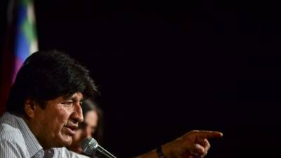 El expresidente de Bolivia, Evo Morales. AFP