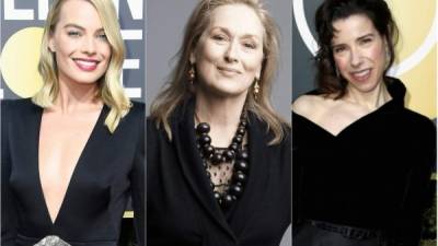 Las actrices Margot Robbie, Meryl Streep y Sally Hawkins, entre otras, aspiran a la estatuilla como mejor actriz en la gala de los premios más importantes del cine.