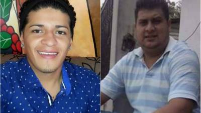 Ever Ramírez fue ultimado la noche del martes (izquierda). A José Orellana lo victimaron en el barrio El Banco.