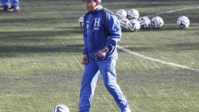 Jorge Jiménez, entrenador de la Sub-20 de Honduras.