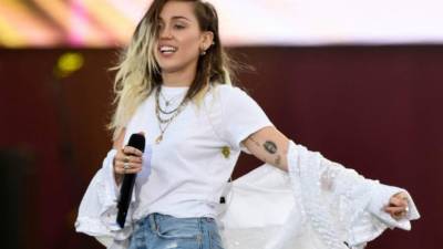 La cantante Miley Cyrus