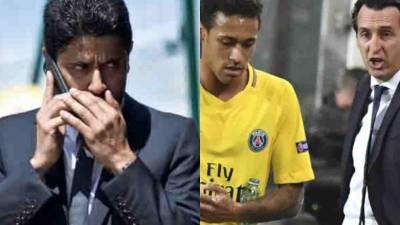 Nasser Al-Khelaïfi sacará a Emery del banquillo del París Saint Germain.