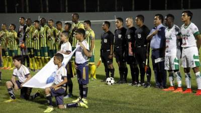 El Parrillas One dio la sorpresa al eliminar al Platense en el estadio Morazán. Foto Neptalí Romero