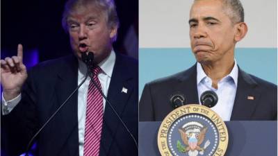 Foto Trump: AFP/Alex Wong. Foto Obama: EFE/Ned Redway
