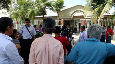 Unos 150 maestros llegaron a la convocatoria hecha por la dirigencia. Foto: Amílcar Izaguirre