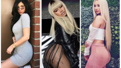 Algunas de estas famosas aseguran que su curvilínea figura y exagerado derriere es de este mundo; no están operadas, solo fueron bendecidas por la madre naturaleza (de un día para otro).