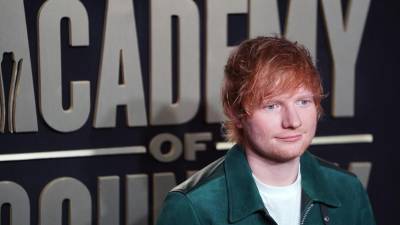 El cantante Ed Sheeran.