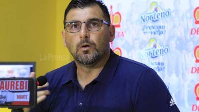 'Tato' García en la rueda de prensa de este martes.