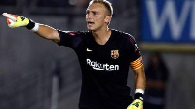 Jasper Cillessen es baja en el Barcelona por lesión.