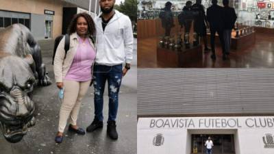 El delantero hondureño Jorge Benguché fue presentado este lunes como nuevo jugador del Boavista de la Primera División de Portugal. Mira las imágenes de lo que fue el primer día del atacante catracho como jugador del cuadro portugués.
