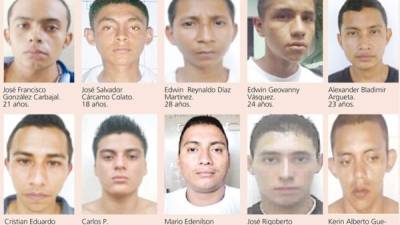 Diez miembros de una violenta pandilla que opera en El Salvador se fugaron el lunes de un celda de la policía en la ciudad nororiental de San Francisco Gotera, informó una fuente oficial.