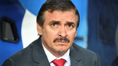 Óscar Ramírez asumió las riendas de Costa Rica en el Mundial de Rusia 2018. FOTO AFP.