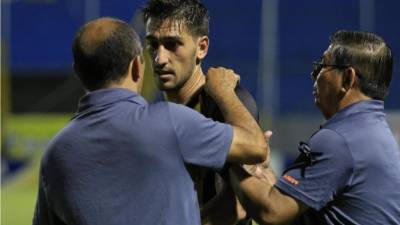 El volante españolista se fracturó el sábado en el triunfo 4-2 sobre el Victoria, al que el gaucho le anotó dos goles.