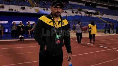Martín García, entrenador del Real España.