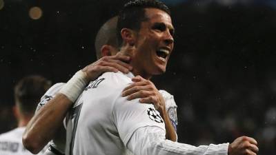 CR7 encabeza la tabla de goleo de la Liga de Campeones con 16 tantos.