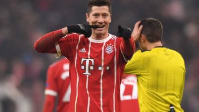 Robert Lewandowski es de los mejores goleadores de los últimos años. FOTO EFE.