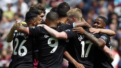 El Manchester City se estrenó goleando al West Ham United en la Premier League. Foto AFP