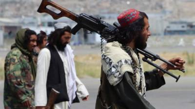 Los talibanes celebraron la retirada militar de EEUU de territorio afgano tras 20 años de ocupación.