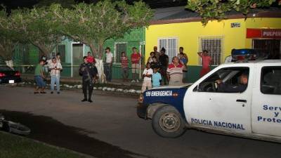 Uno de los hechos violentos ocurrió en una de las calles del barrio la Isla, en La Ceiba, la noche del domingo.