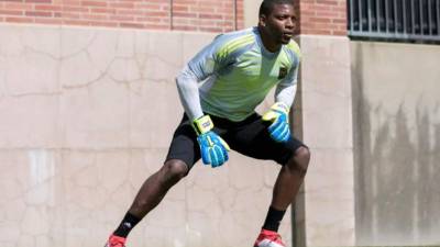 Luis 'Buba' López en un entrenamiento con el equipo Los Ángeles FC.