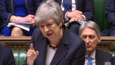 May insiste en sacar adelante el impopular acuerdo de divorcio con la Unión Europea.