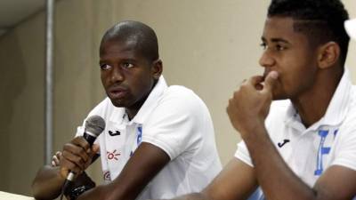 Boniek García compareció en rueda de prensa. Foto Delmer Martínez