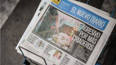 Ejemplar de El Nuevo Diario de Nicaragua en una imagen del 30 de julio de 2019. (INTI OCON/AFP/Getty Images)