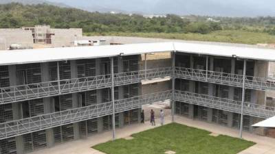 Foto Archivo. Parte de las instalaciones del nuevo presidio de San Pedro Sula.