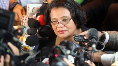 Julieta Castellanos, rectora de la Unah. Foto de archivo.