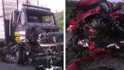 El conductor del camión resultó ileso.