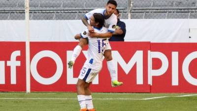 La selección de El Salvador venció a Haití en el estadio Jalisco. Foto AFP.