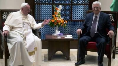 El Papa Francisco recibirá el próximo 16 de mayo al presidente palestino Mahmud Abas.