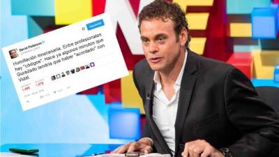 David Faitelson sufrió con la goleada que le propinó Chile a México.