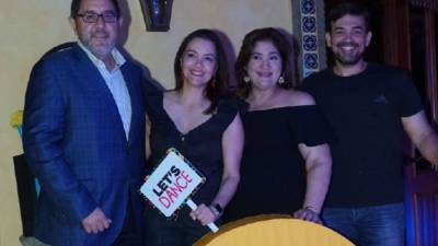 José Tinoco, Ana Andonie, Isabel de Díaz y Alberto Downing.