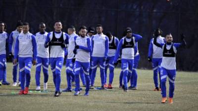 Un buen ambiente predomina en la selección de Honduras.