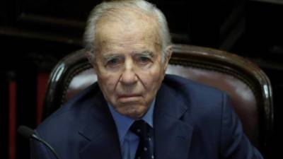Carlos Menem, expresidente de Argentina (1989-1999), sufrió un fallo renal.