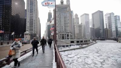 Chicago tendrá temperaturas más extremas que las de la Antártida y el Everest este miércoles./EFE.