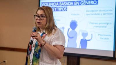 Fotografía de Paola Zepeda, jefa de la OIM en Honduras.