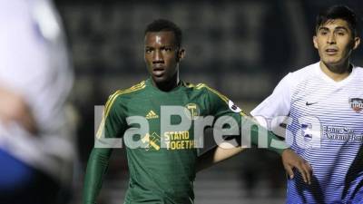 Darixon Vuelto en su debut con el Portland Timbers 2 contra el Rio Grande Valley.